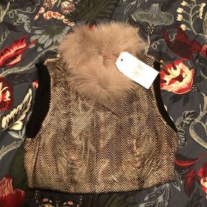 Max Mara fur top